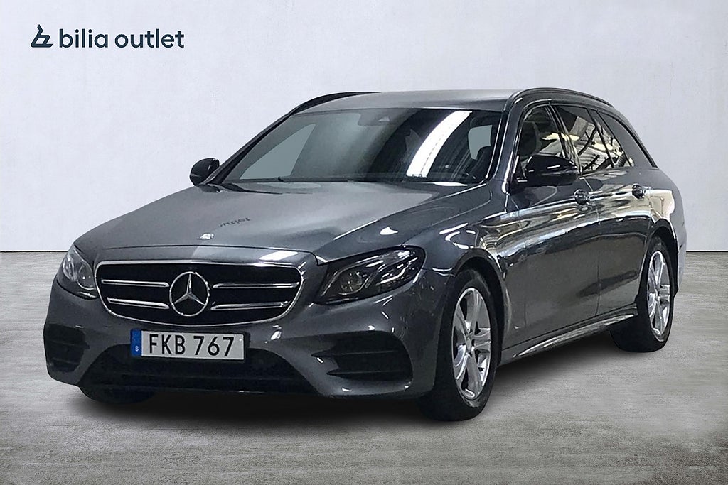 Mercedes-Benz E 220 T d AMG 194hk Navi Burmester Drag Nightpkt 360°