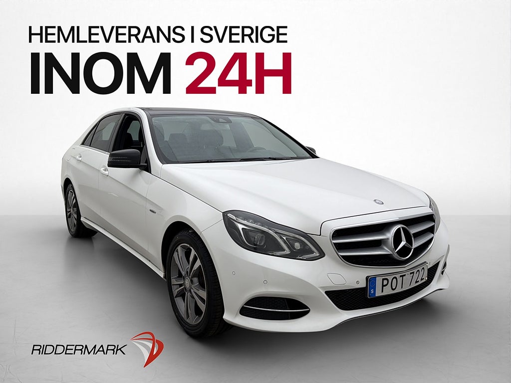 Mercedes-Benz E220 Avantgarde Halvskinn Kamera Värmare Drag