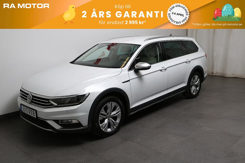 Volkswagen Passat Alltrack 2,0 TDI 190hk 4M Executive DSG Navi Skinn Värmar 2018