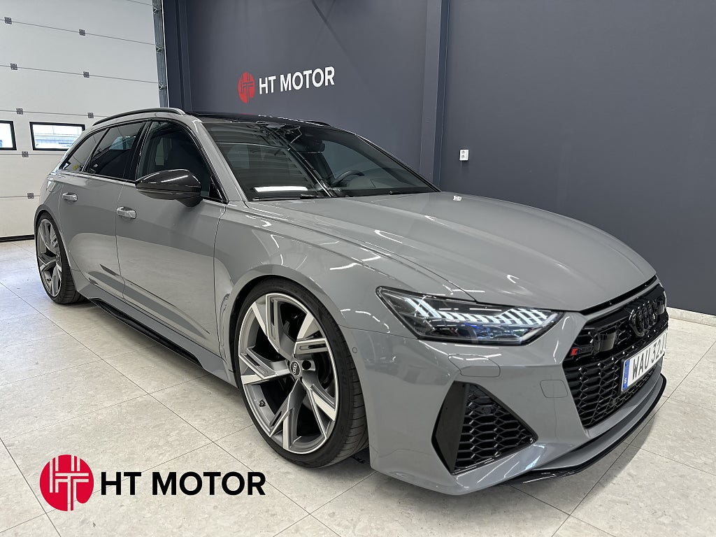 Audi A6 RS 6 Avant B&O/PANO/MATRIX/VALCONA/22"/Sv.Såld/360