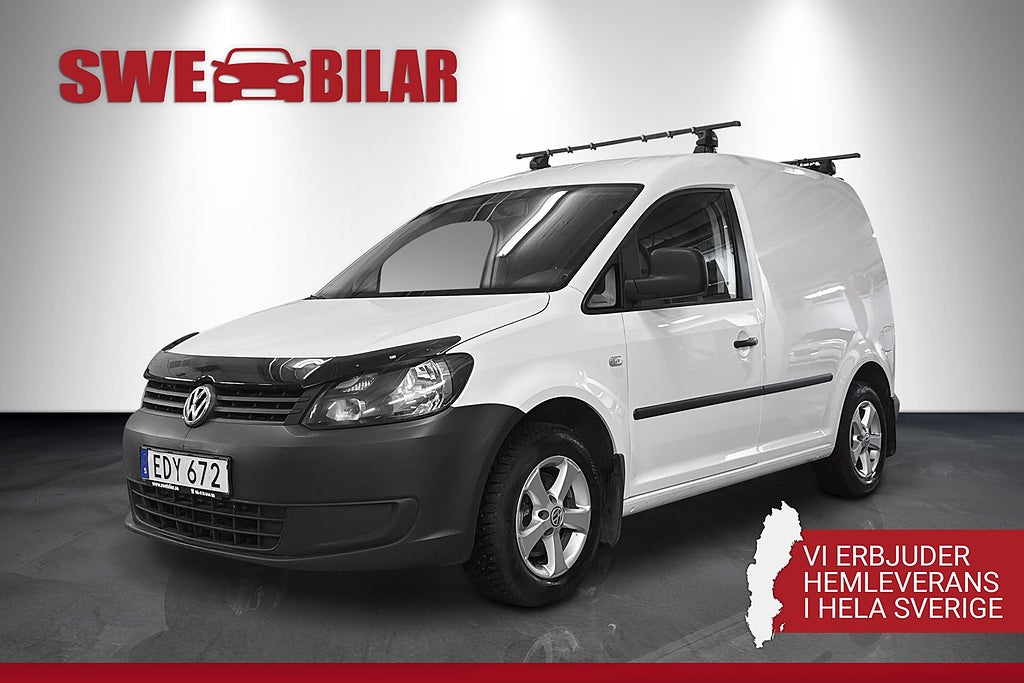 Volkswagen Caddy Skåpbil 1.6 TDI DPF Drag FULLSERVAD D-Värm Fjärr AUTO