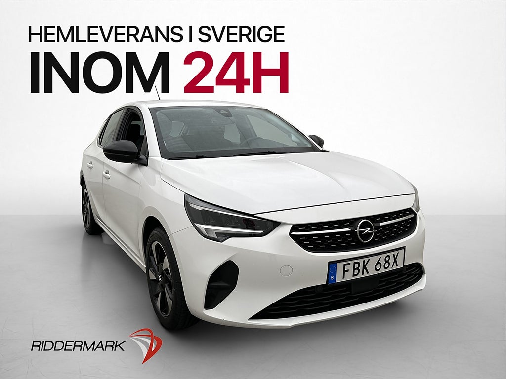 Opel Corsa 136hk Dynamic Kamera Värmepump Sätesvärm CarPlay