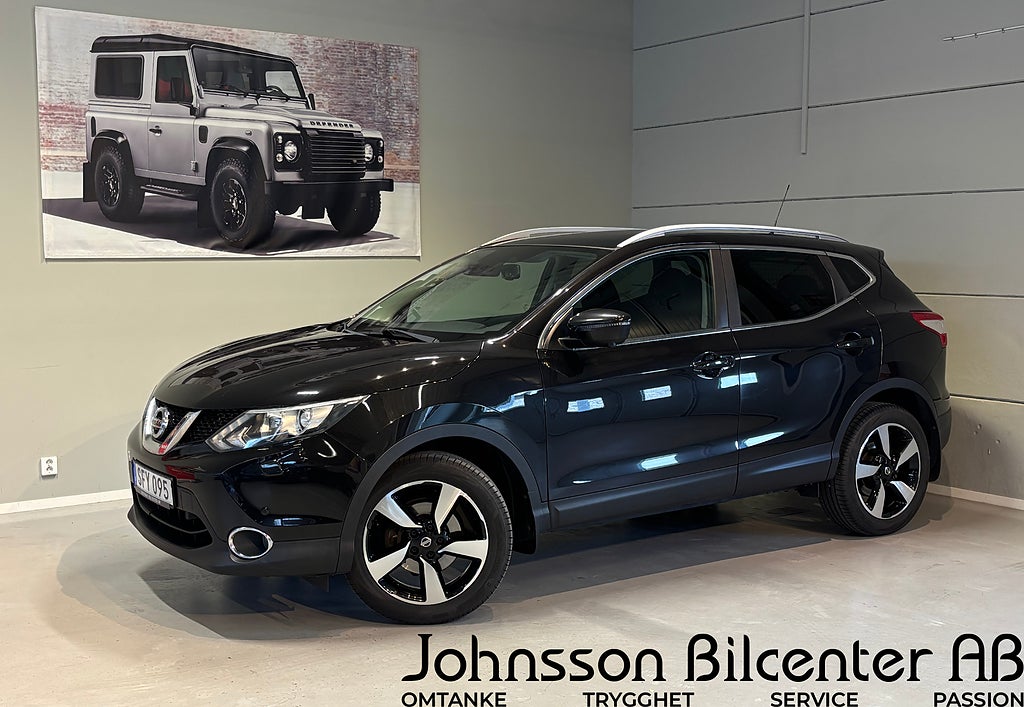 Nissan Qashqai 1.2 DIG-T Keyless Glastak 360 kamera Navigation 115hk