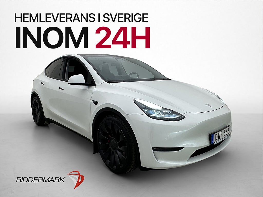 Tesla Model Y Performance AWD Pano Autopilot MOMS 1-Brukare