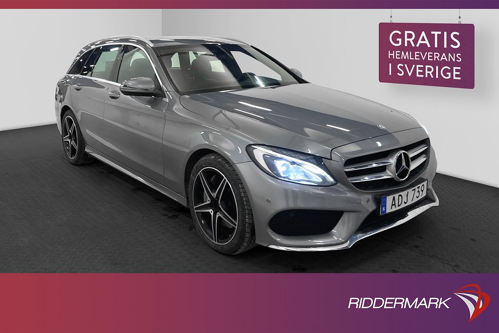 Mercedes-Benz C 250 T d 4MATIC 204hk AMG Skinn Sensorer