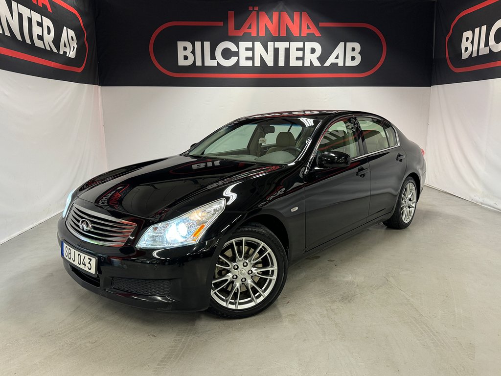 Infiniti G35 Sedan 3.5 V6 Aut 1 ägare Skinn Låga mil Unik