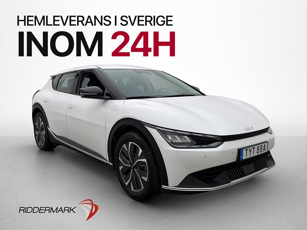 Kia EV6 77.4 kWh 228hk Kamera Rattvärme CarPlay Navi MOMS