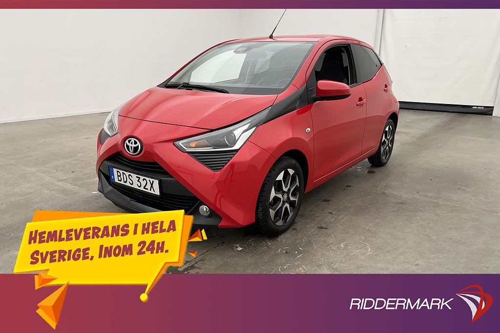 Toyota Aygo 1.0 VVT-i X-PLAY Kamera Lane Assist Låg-Skatt