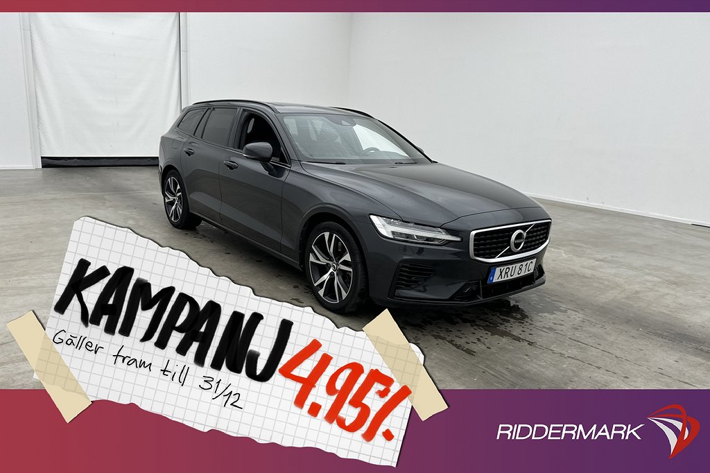 Volvo V60 Recharge T8 AWD R-Design Kamera VOC 4,95% Ränta