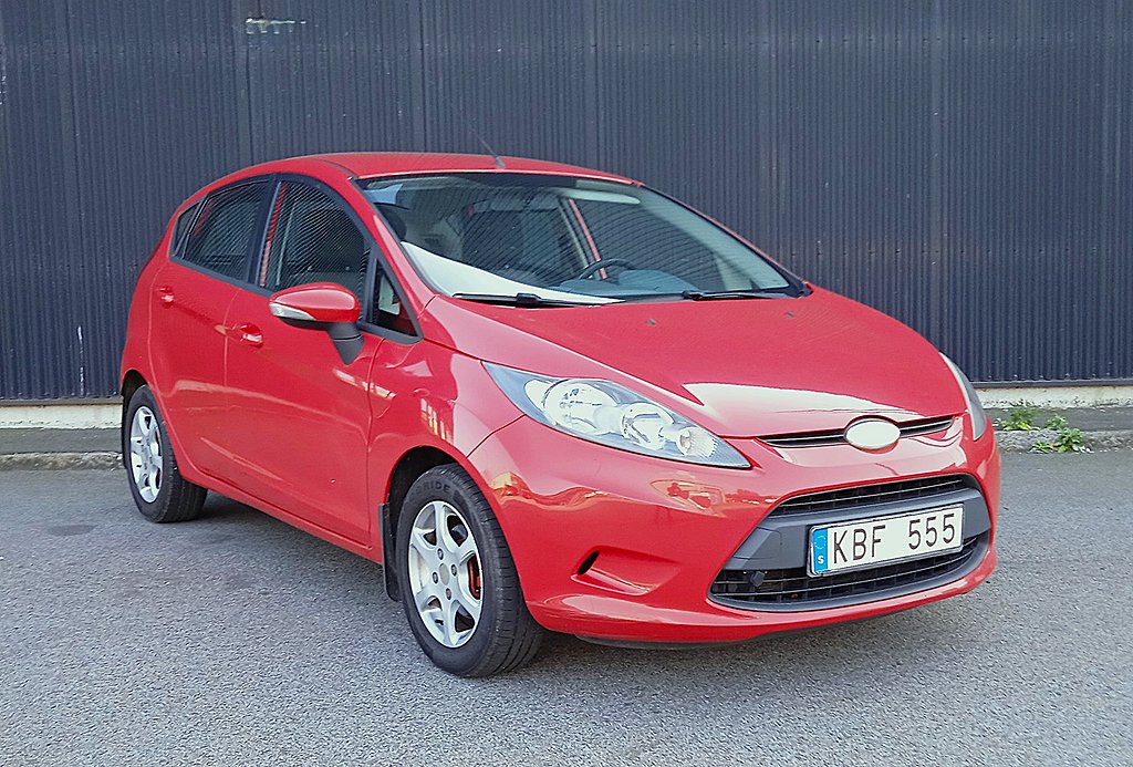 Ford Fiesta 5-dörrar 1.25 Trend Euro 5, Nybesiktad 