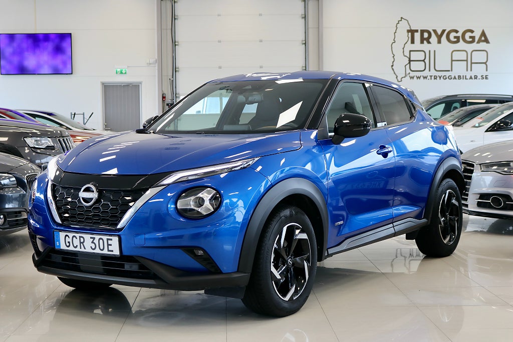 Nissan Juke Hybrid 143hk N-Connecta GPS Aut B-kam Rattvärme 1 ägare