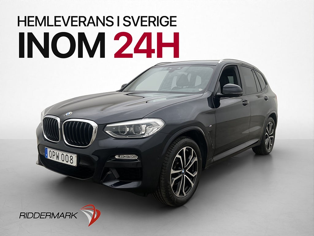 BMW X3 xDrive20d M Sport H/K Drag Värmare 360° Navi Ambient