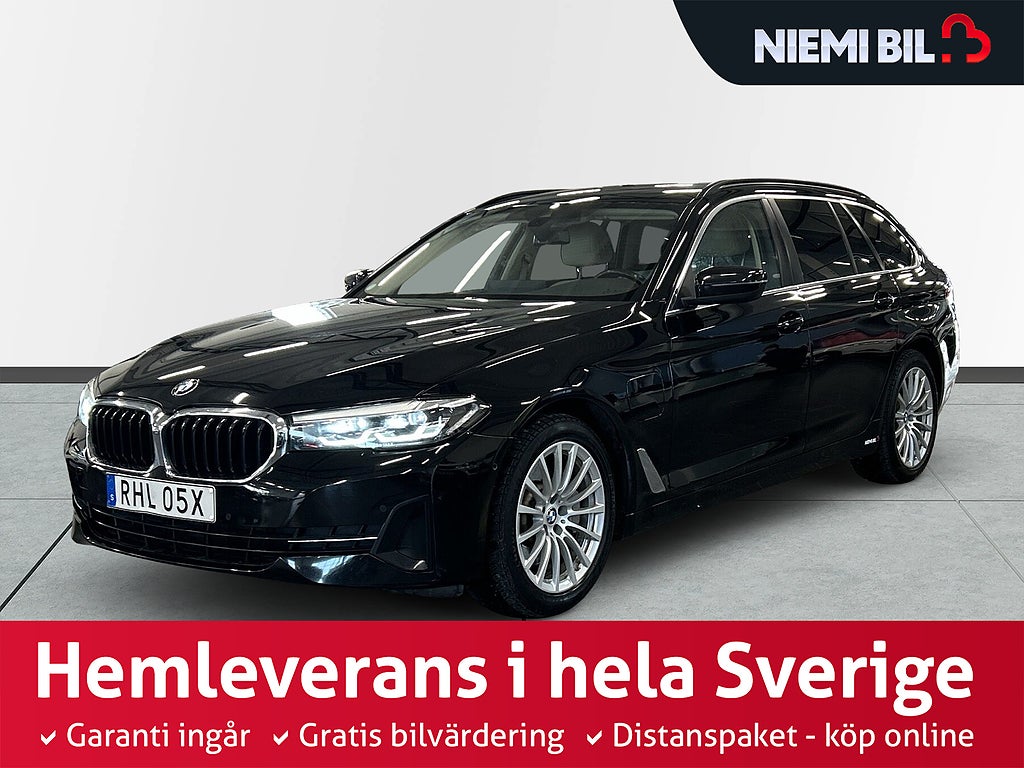 BMW 530e Touring S&V-hjul/Skinn/Navi/Carplay/Kamera/Ambient/Drag