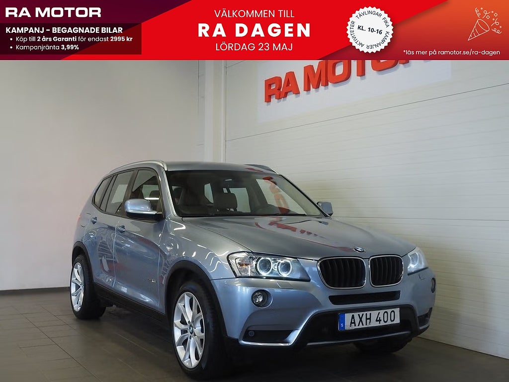 BMW X3 xDrive20d Steptronic 184hk | Skinn | Kamera | M-Värm | 2014
