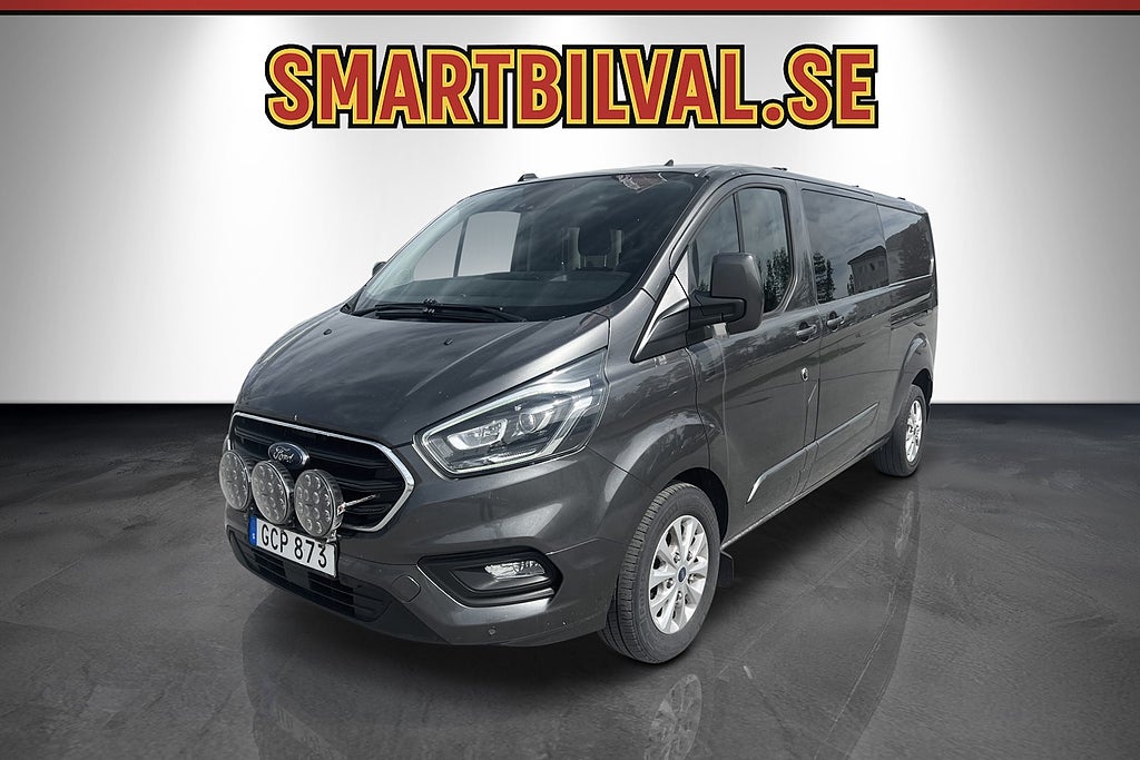 Ford transit Custom 340 Crew Van 2.0 Aut 5-Sits MOMS