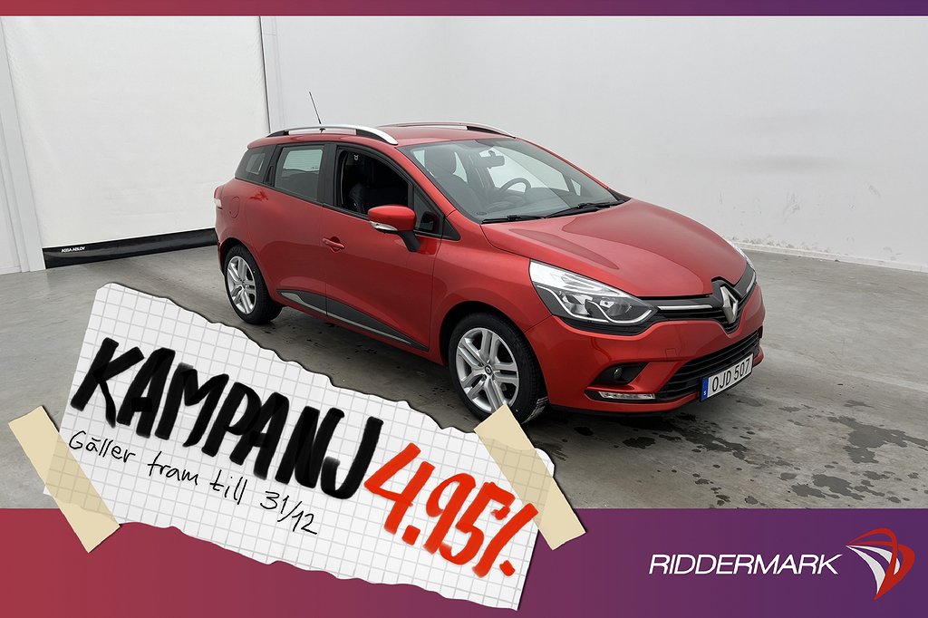 Renault Clio Sport Tourer 0.9 TCe 90hk Zen Na 4,95% Ränta