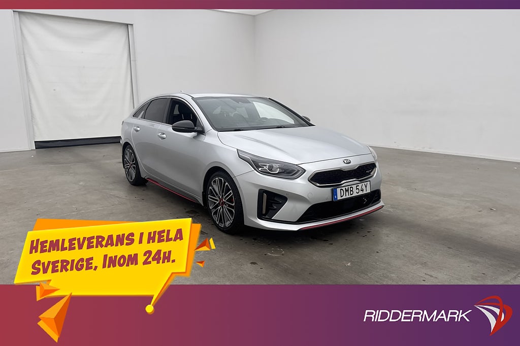 Kia ProCee'd GT 204hk JBL Kamera Navi Halvskinn Rattvärme