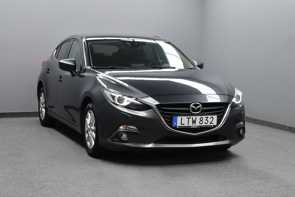 Mazda 3 Sport 2.0 SKYACTIV-G 120hk 1-ägare Navi Keyless PDC