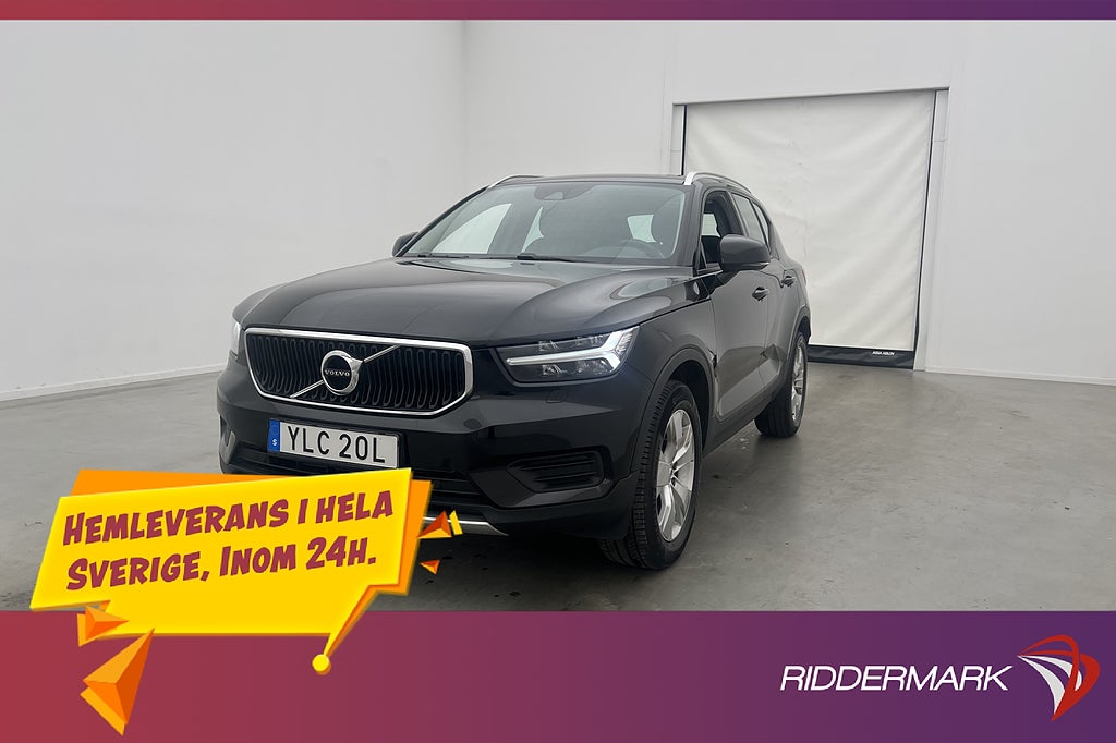 Volvo XC40 T2 129hk Momentum VOC Värmare P-Sensorer Rattvärm