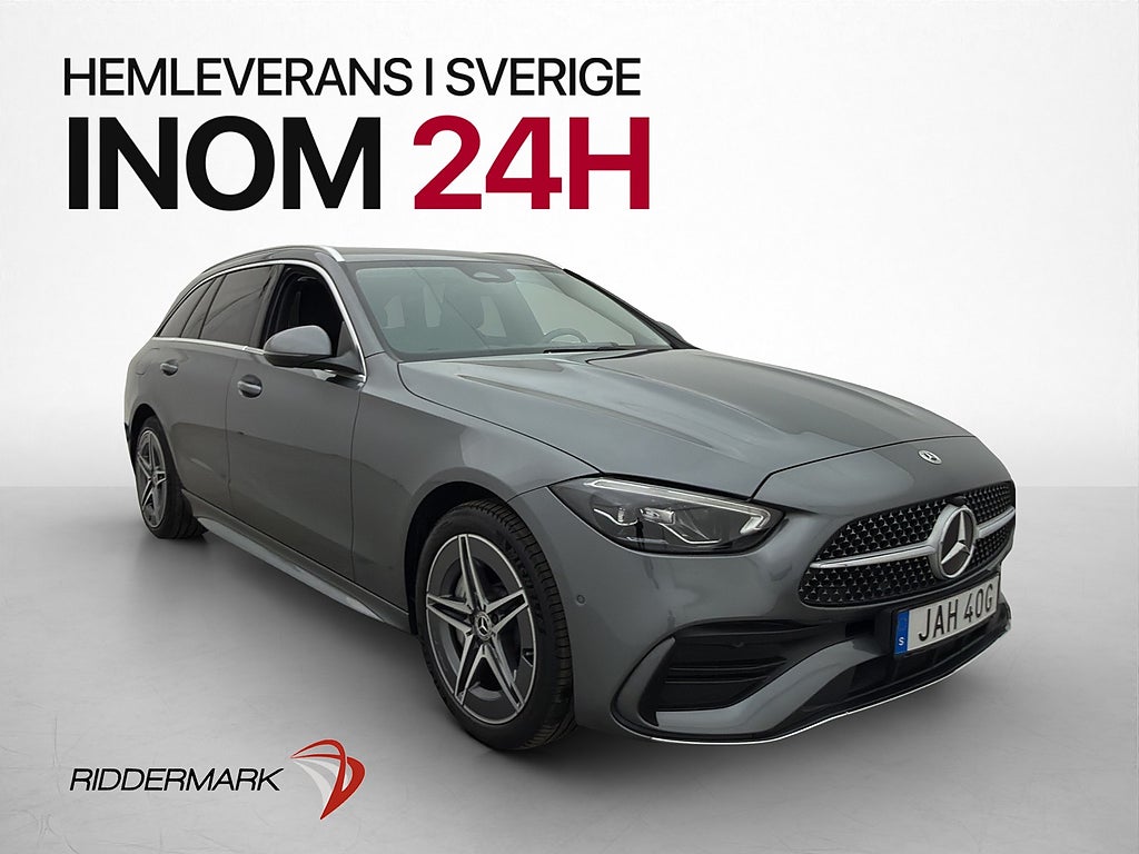 Mercedes-Benz C300 T e 313hk AMG Kamera CarPlay Dragkrok