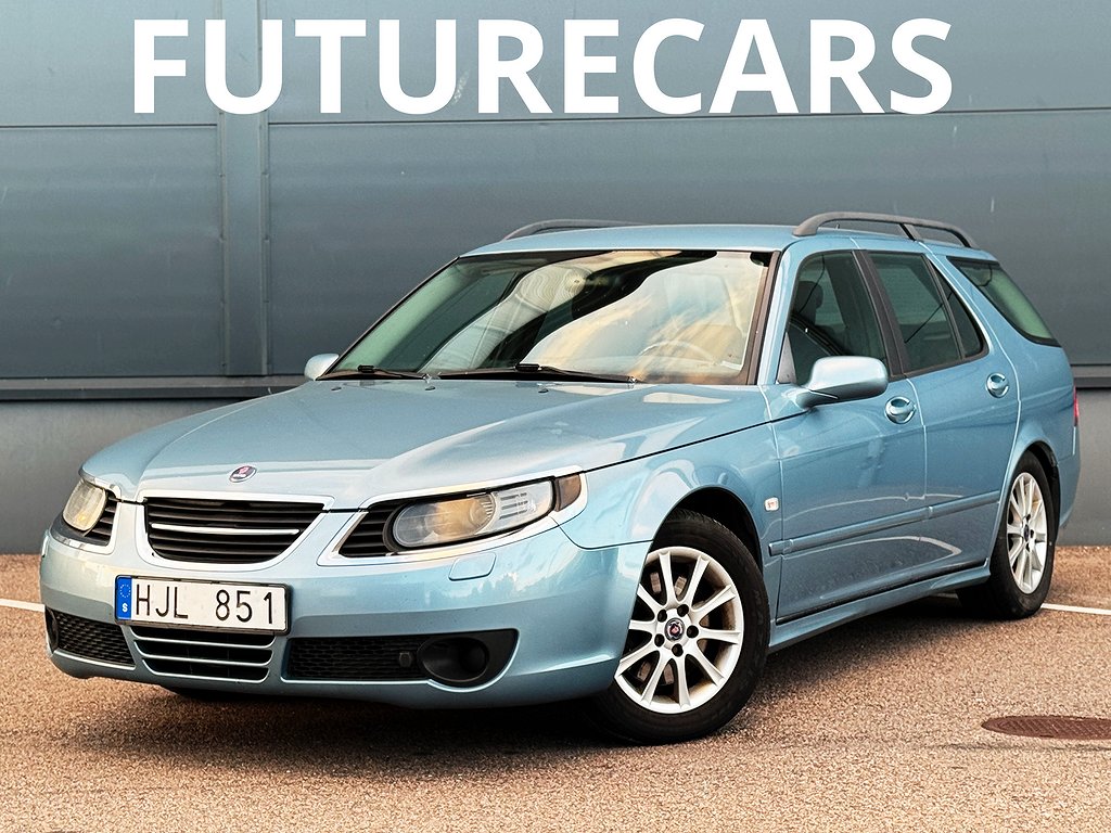 Saab 9-5 SportCombi 2.3 T BioPower Besiktigad, Dragkrok mm 