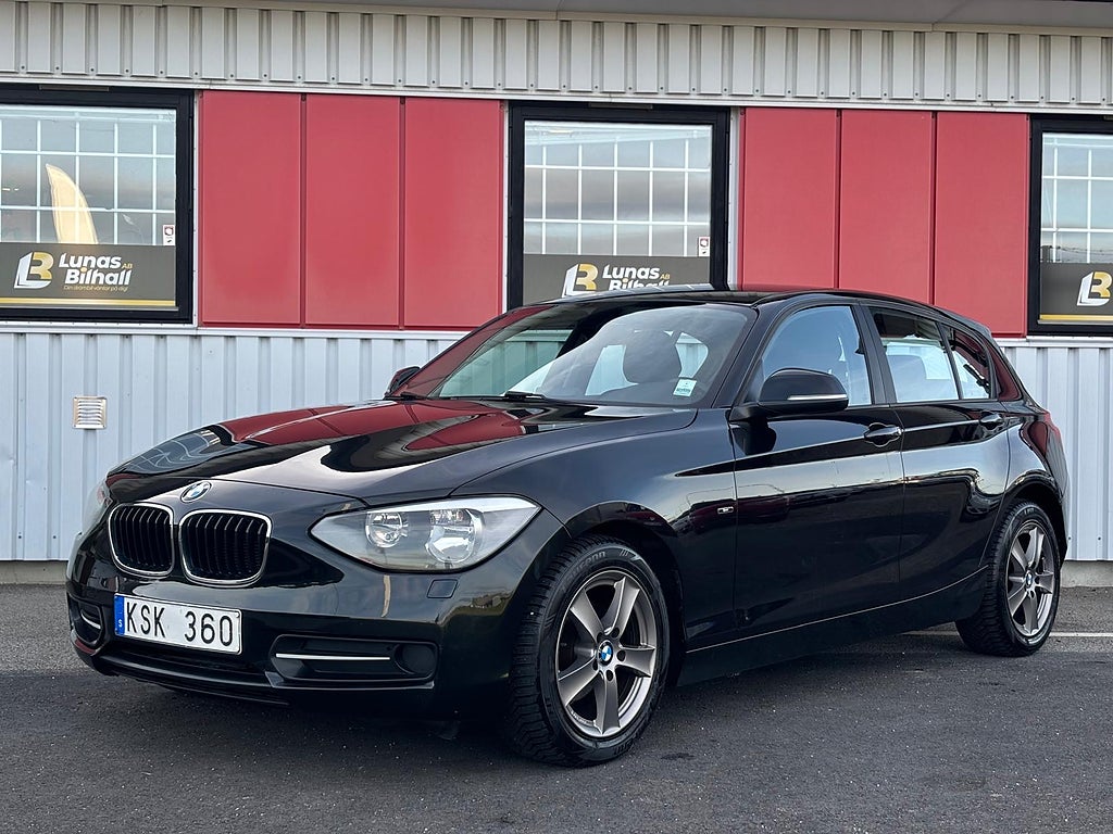 BMW 116 d 5-dörrars Sport line Euro 5/Ny besiktad/Välskött