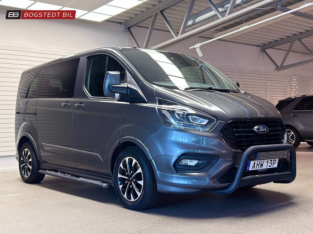 Ford Tourneo Custom Sport 2.0 TDCi 170hk | 8-sits | Drag | Värmare