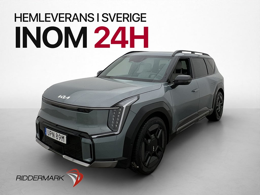Kia EV9 AWD 385hk GT-Line 6 sits Pano HUD 360 Meridian Drag