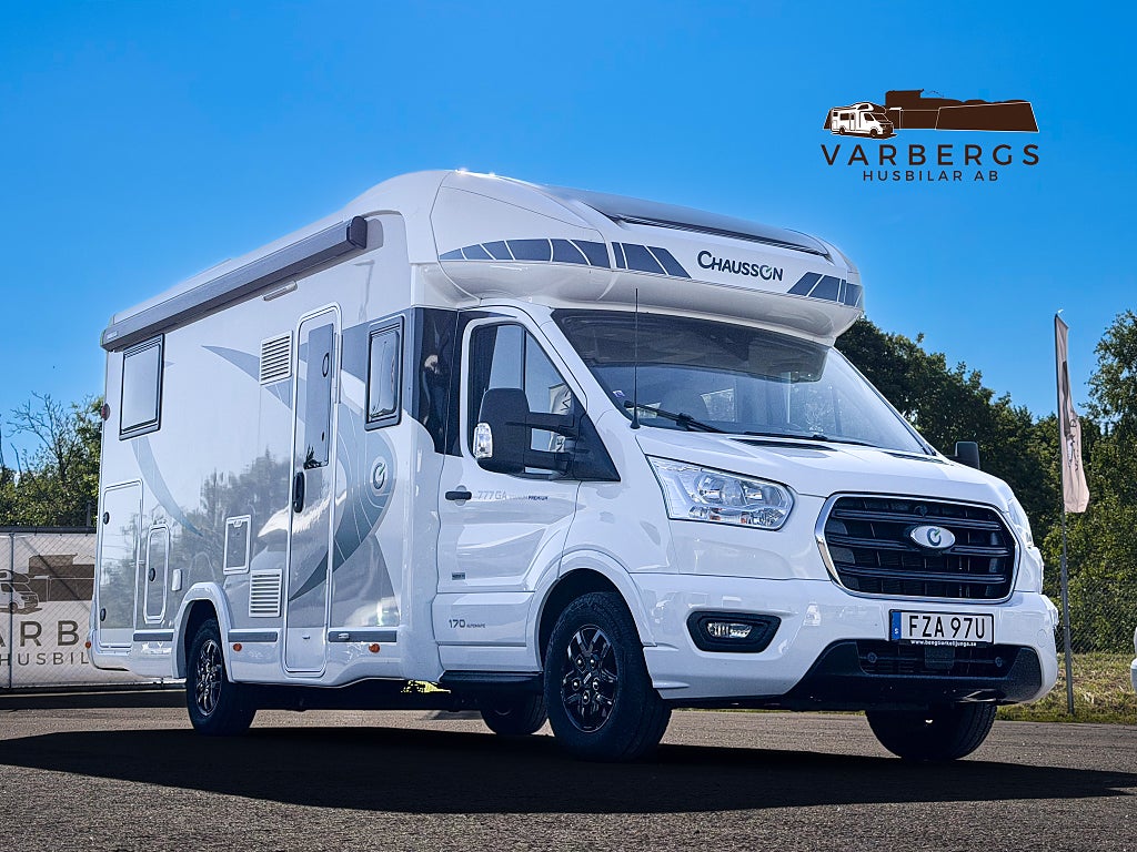 Chausson 777GA Titanium Premium *Automat Långbäddar+Taksäng 3500kg 170hk 