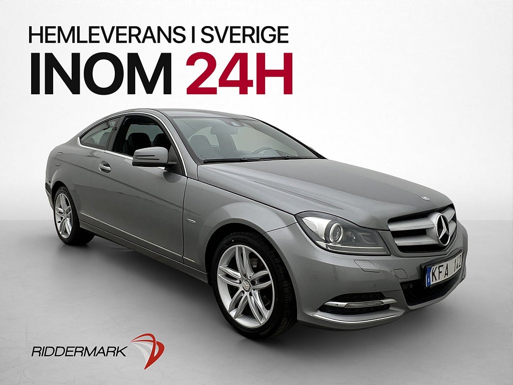 Mercedes-Benz C 180 Coupé 156hk Navi Läder P-sensorer