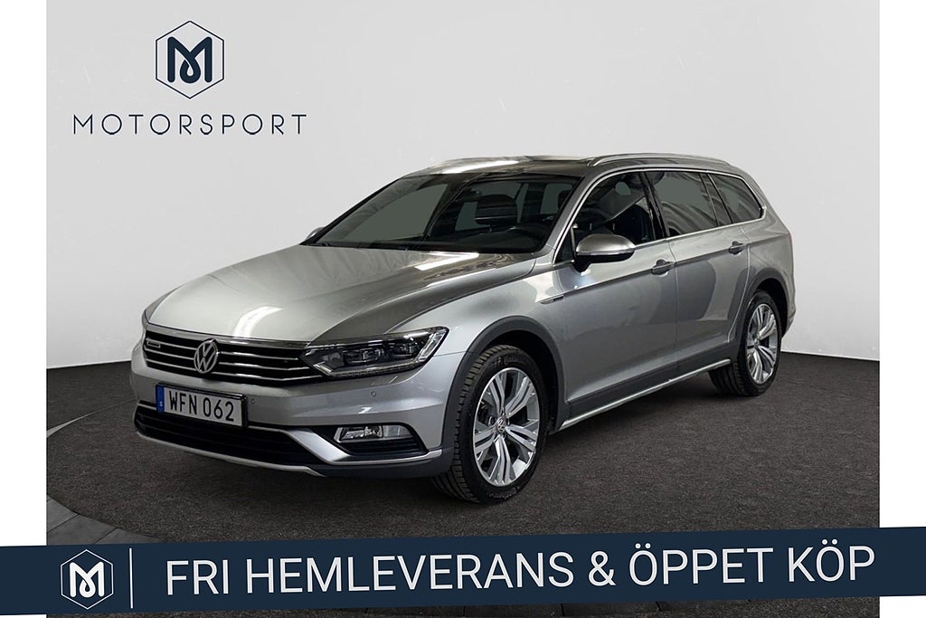 Volkswagen Passat Alltrack 2.0 TDI 4WD Alltrack Aut Adp-fart Pano Värmare Drag