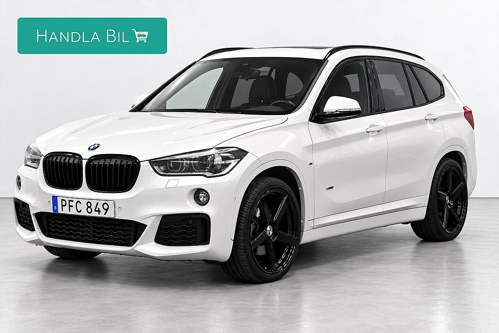 BMW X1 xDrive20d M Sport Pano HUD Hifi P-värm Skinn Drag
