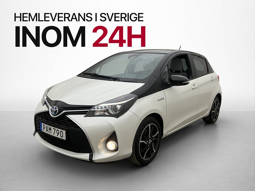 Toyota Yaris Hybrid 101hk Style Bitone Värmare Kamera Läder