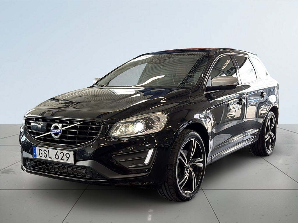 Volvo XC60 D5 AWD Classic R-Design S&V-hjul Pano Kamera Drag Skinn