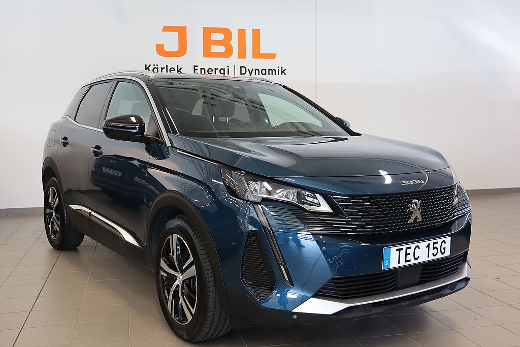 Bild på Peugeot 3008 GT 1.2 PT 130hk Aut - B-KAMERA, CARPLAY